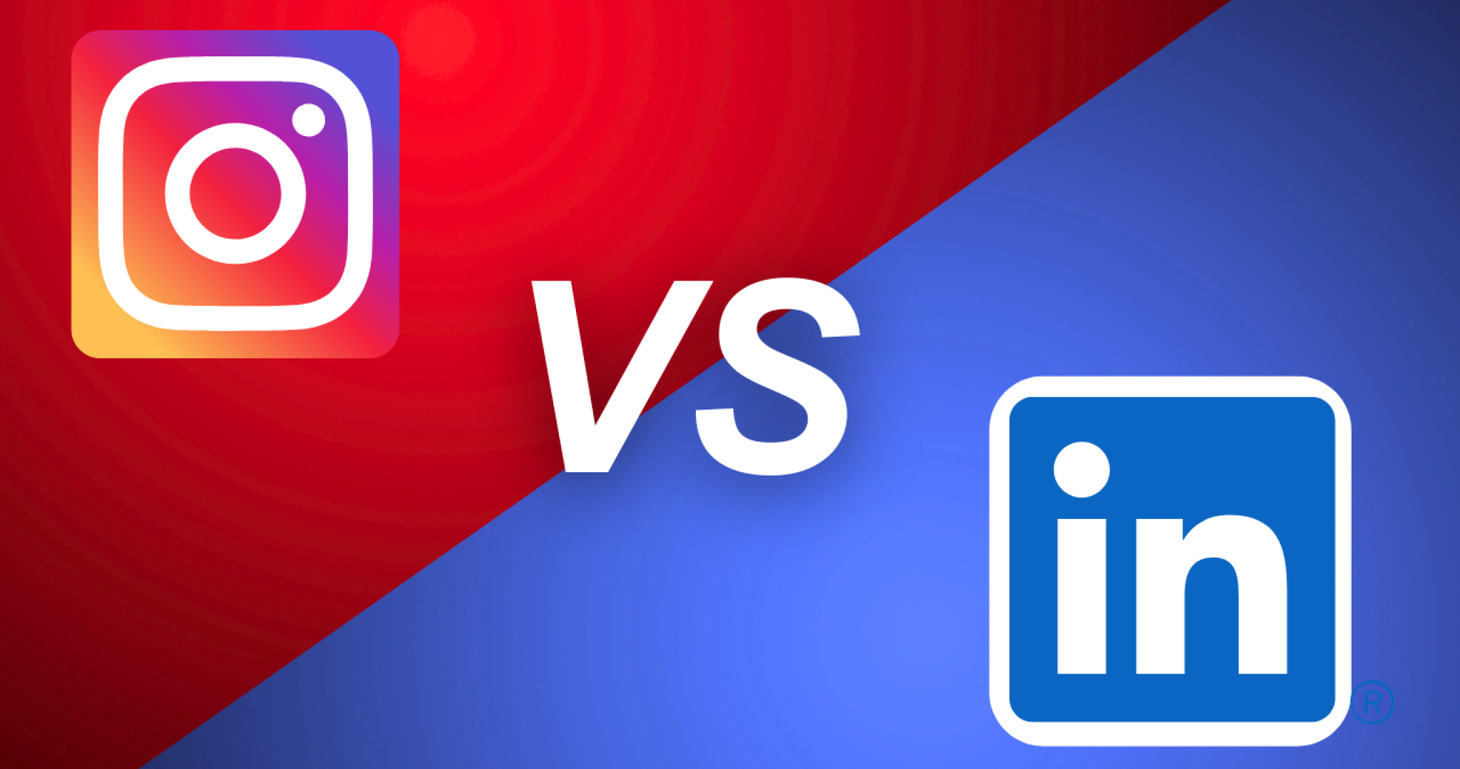 Instagram vs linkedin picture