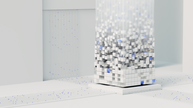 Abstract visualization of AI