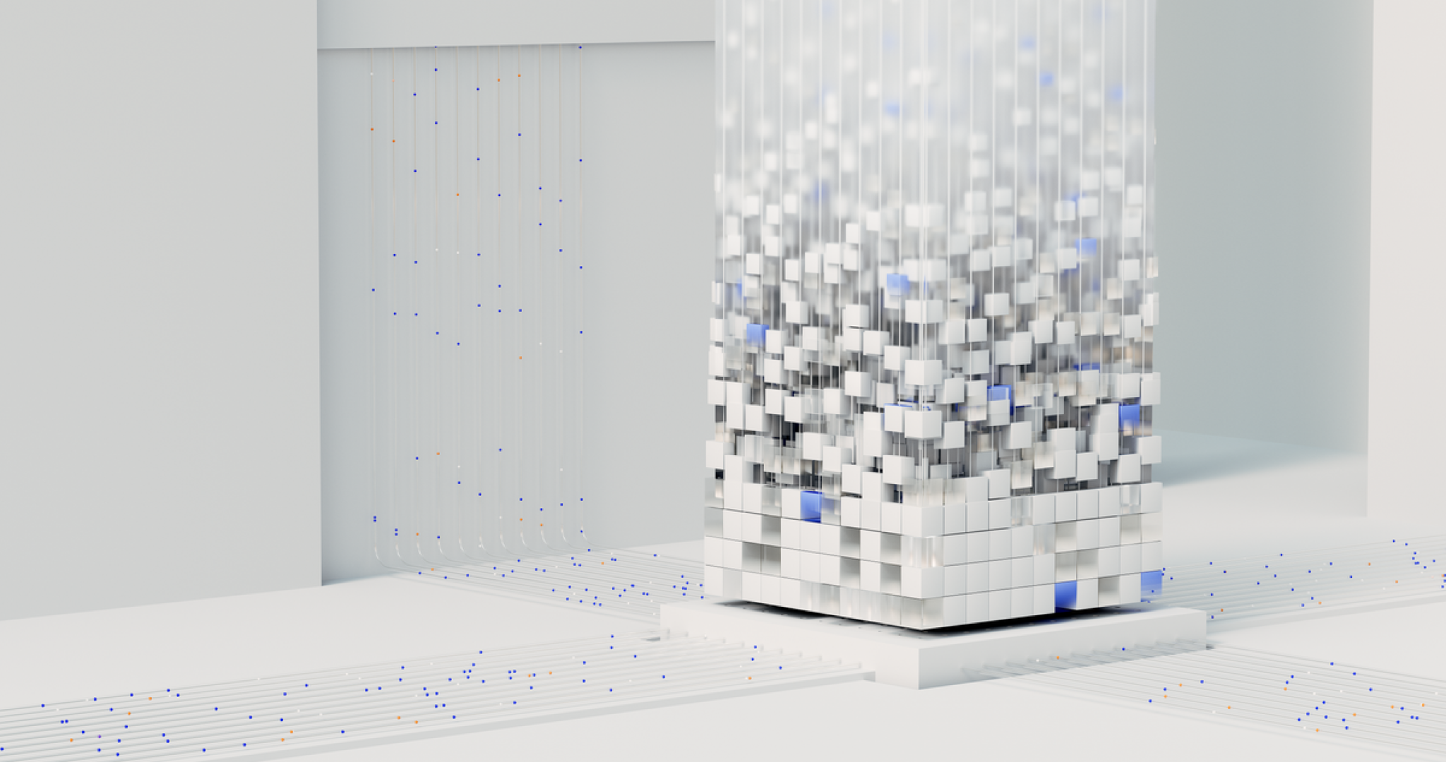 Abstract visualization of AI